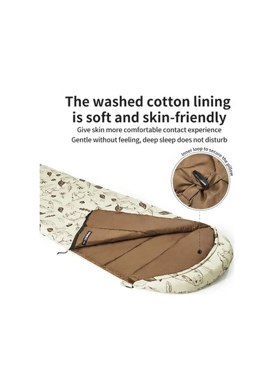 Cute Mud Rabbit Mt180 Zarf Trazı Pamuklu Uyku Tulumu -8 C Laurel-right Çok Renkli