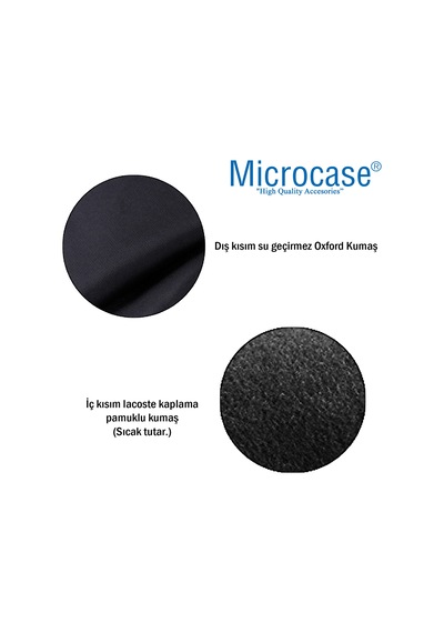 Microcase Su Geçirmez Motosiklet Elcik Reflektörlü El Koruyucu Kılıf AL3227