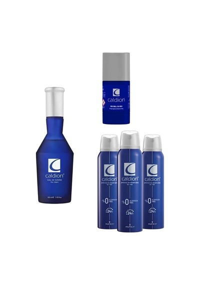 Caldion Classic Erkek Edt Parfüm 100 Ml & Deodorant 3 150 Ml Avantajlı Set, Roll On Hediyeli Amber
