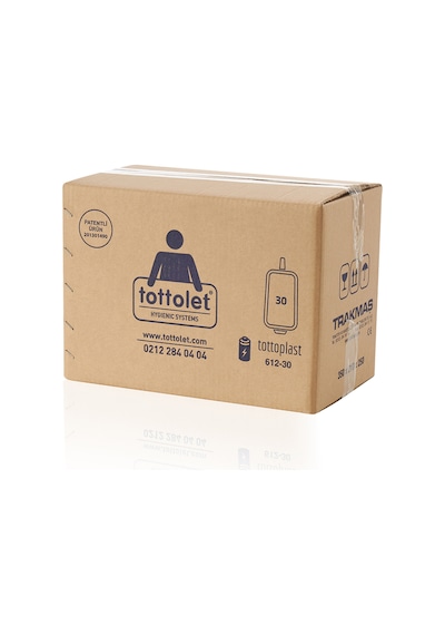 Tottolet Akülü Hijyenik Klozet Kapak Sistemi Rulosu 30’lu Paket