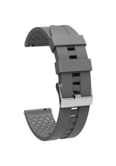 Samsung Gear S2 Krd-23 20mm Silikon Kordon - Gri