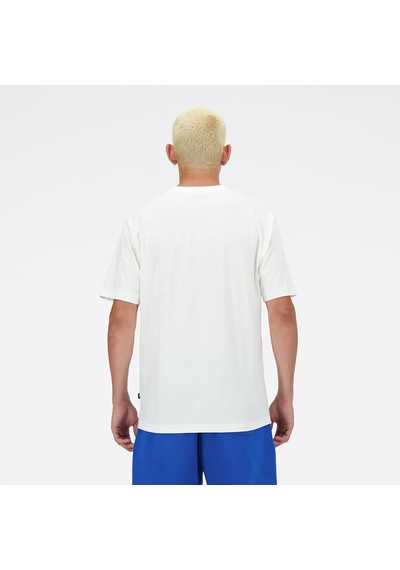 New Balance Lifestyle Erkek T-tshirt Beyaz