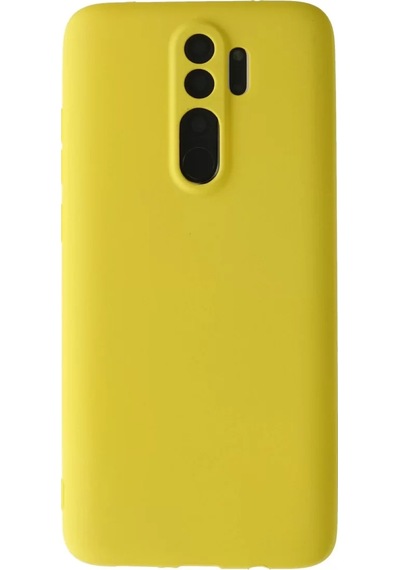 Newface Xiaomi Redmi Note 8 Pro Kılıf First Silikon - Sarı