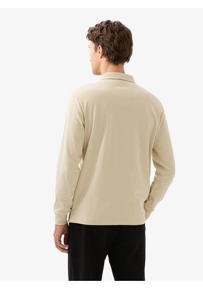 Erkek Polo Yaka T-shirt 40819 - Krem Krem
