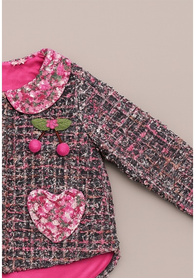 For My Baby Bebe Yaka Cep Detaylı Ceket Çok Renkli