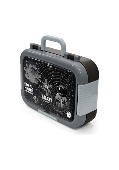 Coral High Kids Siyah Galaxy Desenli Paslanmaz Çelik Beslenme Kabı 39178 Siyah