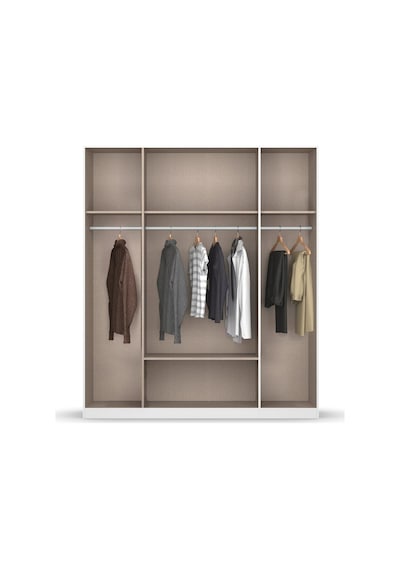 Alçin Giyinme Dolabı - Çok Amaçlı Dolap - Gardırop 180 Cm-4 Kapaklı-1 Çekmeceli