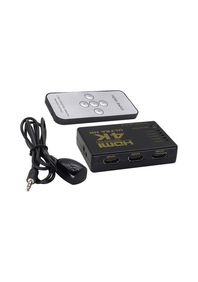Ir Uzaktan Kumandalı 4k 5 Port Switch 5 Bağlantı Noktası 1080p Hd