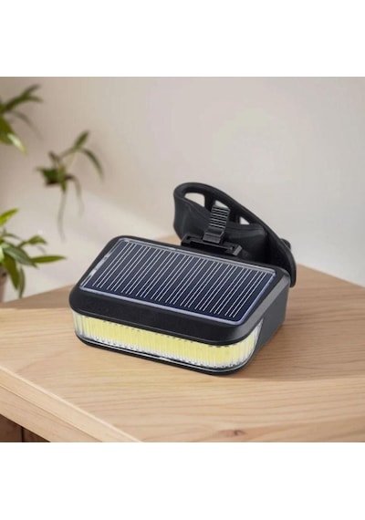 Solar 6149 Şarjlı Bisiklet Arka Stop Bisiklet Işığı Kırmızı Güneş Enerjili Far