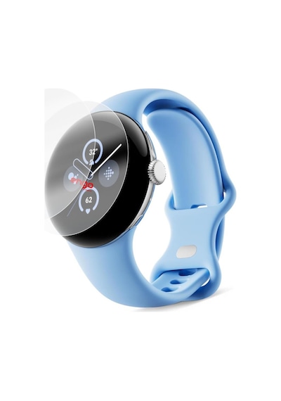 Google Pixel Watch 3 45mm Tpu Ekran Koruyucu Şeffaf 2 Adet