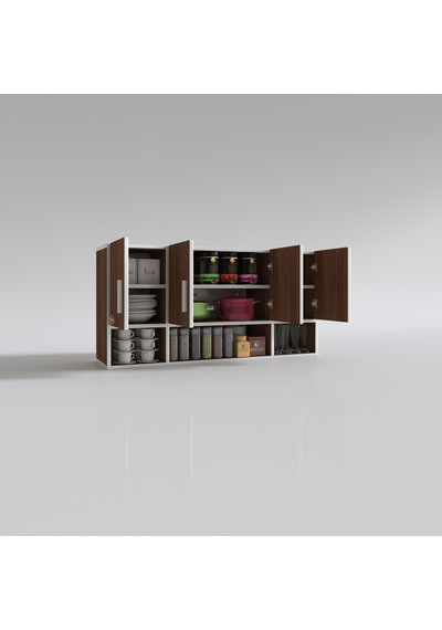 Kenzlife hazır mutfak severus cvz 060*120*22 mutfak banyo dolabı kapaklı raflı
