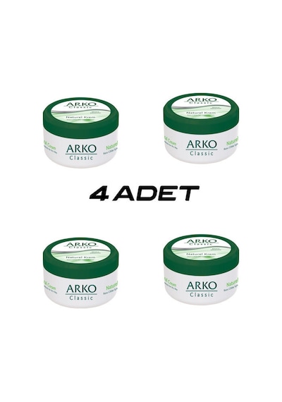 4 Adet Arko Classic Naturel El Kremi 150ml 5705