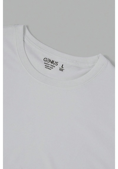 Genius Store Erkek Tişört Pamuklu Kumaş Sırt Baskılı Tişört Sokak Modası Rahat Kalıp T-shirt Vosvos-beyaz Genius Store Erkek Tişört Pamuklu Kumaş Sırt Baskılı Tişört Sokak Modası Rahat Kalıp T-shirt Vosvos-beyaz