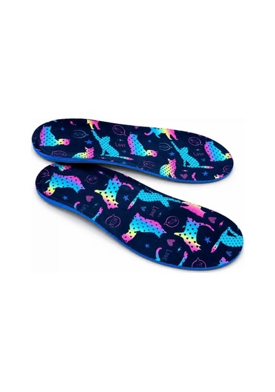 Black Flex Cat Love Memory Foam Darbe Emici Digital Baskılı Hafızalı Kadın İç Tabanlık