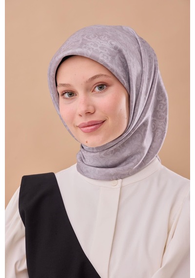 Silk Home Shiny Eşarp 75012-06 Gri, Gümüş