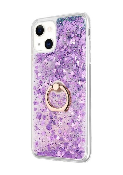 Smcase Apple Uyumlu iPhone 13 Kılıf Sulu Yüzüklü Milce Silikon