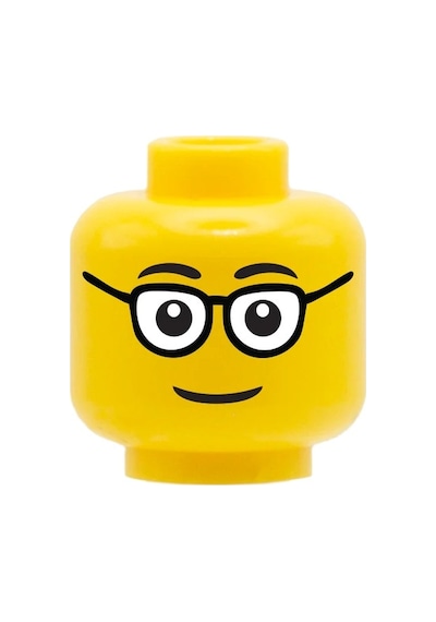 Minifigür Parçaları: Kafa: 3626pb0122b