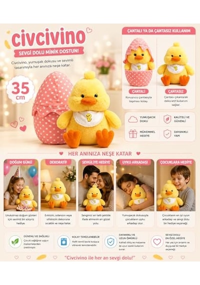 Pembe Ve Sarı Yumurta Karton Oyuncak Kendinden Kuluçka Yumurtalarında 6 Mini Figürlü 11 Aksesuar Kız Ve Erkek Çoc Genel