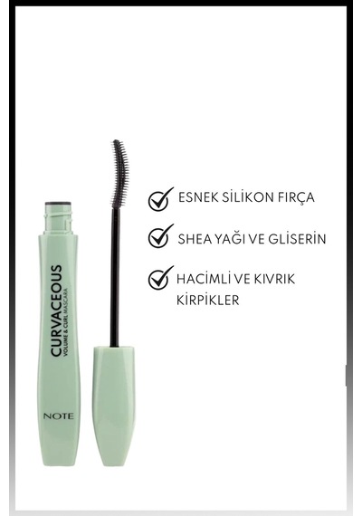 Curvaceous Hacim Ve Kıvırma Etkili Maskara Siyah