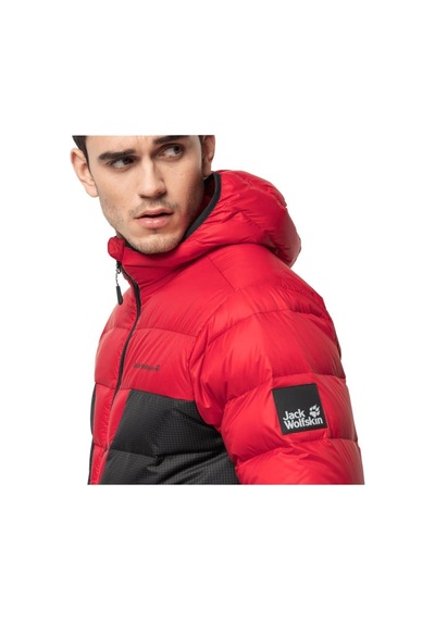 Jack Wolfskin Dna Tundra Hoody M Erkek Outdoor Ceket Kırmızı Kırmızı