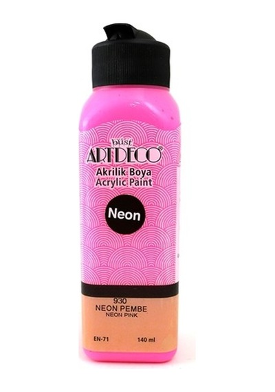 Artdeco Akrilik Boya 140ml Neon Pembe 930 Çok Renkli