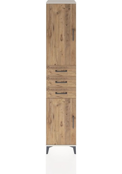 Hyperion Dolap 4 Raflı 3 Çekmeceli 2 Kapaklı 44x44x221 Aytaşı-çam Aytası