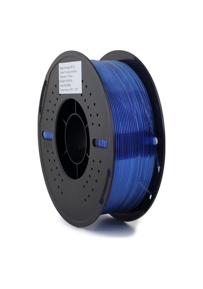 Filamix Hyper Petg Şeffaf Mavi Filament 1.75mm 1kg Plastik Makara