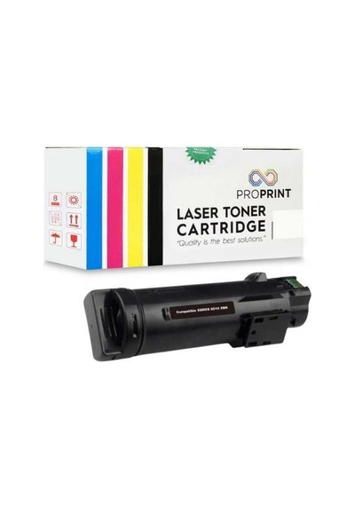 Proprint Xerox 6510-106R03488 6515 5500 Sayfa Siyah Uyumlu Toner