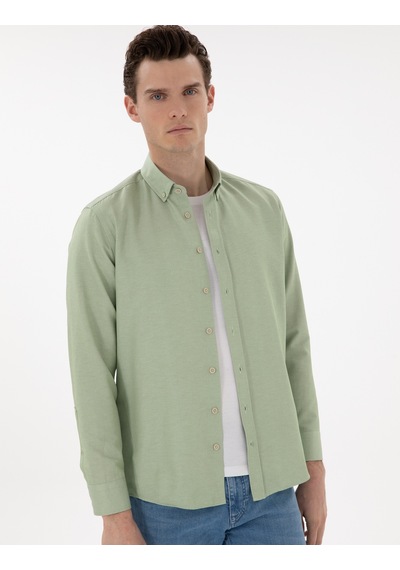 Pierre Cardin Erkek Çağla Gömlek Desenli 50304764-vr016 Çağla Yeşil Pierre Cardin Erkek Çağla Gömlek Desenli 50304764-vr016 Çağla Yeşil