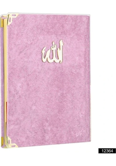 Lalezar 12193 Çanta Boy 128 Sayfa 3 Lü Yasin Kadife Bebe Pembe Renk