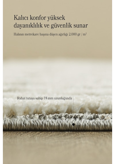 Şık Tasarım İskandinav Halı Gri Halı Jüt Tabanlı Salon Oturma Odası Halısı Yumuşak Bukleli Gri