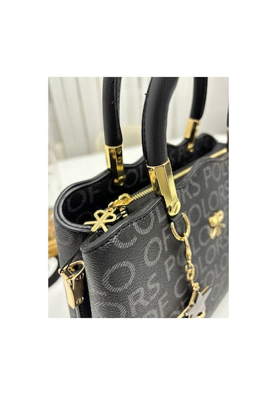 Store Şık El Ve Omuz Çantası Siyah