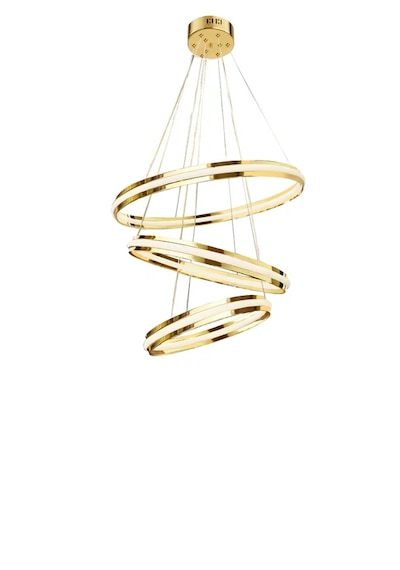 Meyra Modern 3'lü Led Halka 50 Cm Led Avize Myr-3h50-w150-mıx4578-546 Gold