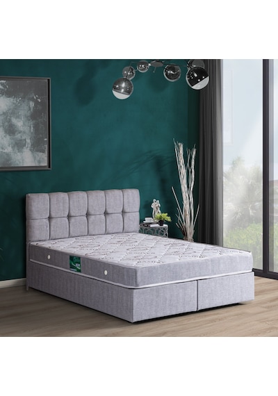 Setaymobilya Baza, Berlin Çift Kişilik Baza + Başlık + Comfort Yatak Seti