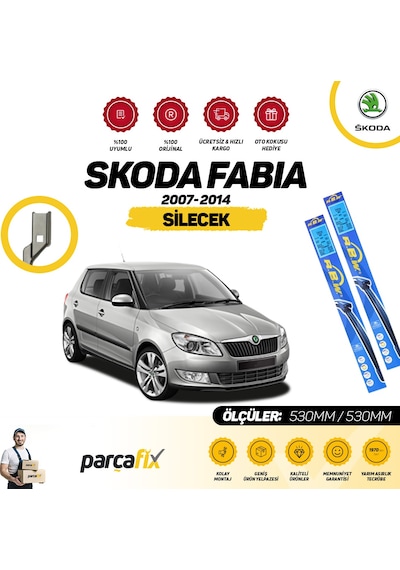 Skoda Fabia Rbw Ön Muz Silecek Takımı 2007-2014