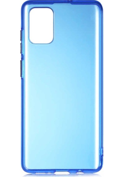 Samsung Uyumlu Galaxy A71 Kılıf Zore Bistro Kapak Mavi