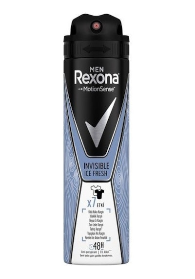 Rexona Men Motion Sence Invısıble X7 Etkili Ice Fresh Erkek Sprey Deodorant 150 ML