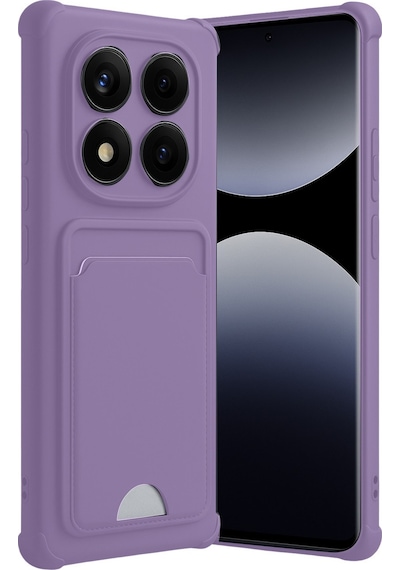 Newface Xiaomi Redmi Note 14 Pro 5g Kelvin Kartvizitli Silikon - Lila lila