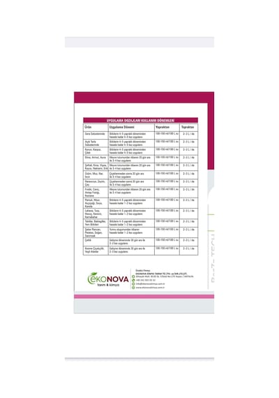 Bor Zinc Sıvı Bor Ve Çinko Karışımı 20 Lt 20 LT
