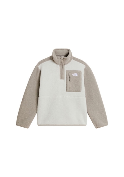 The North Face Teen Yumıorı 1/4 Zıp Jacket Çocuk Outdoor Çeyrek Fermuarlı Polar Üst Nf0a8j61p481 Gri