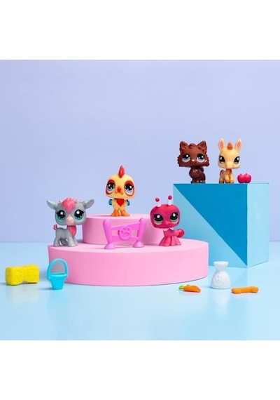 Littlest Pet Shop Minişler 5& 39 Li Figür Seti S1 - Minişler Çiftlikte