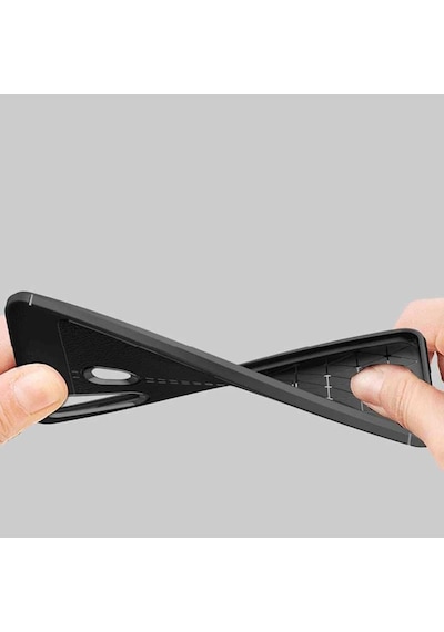 Samsung Uyumlu Galaxy A20s Kılıf Zore Niss Silikon Kapak Siyah
