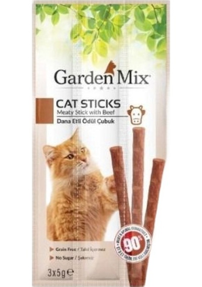 Dana Etli Kedi Stick Ödül Maması 3x5 Gr