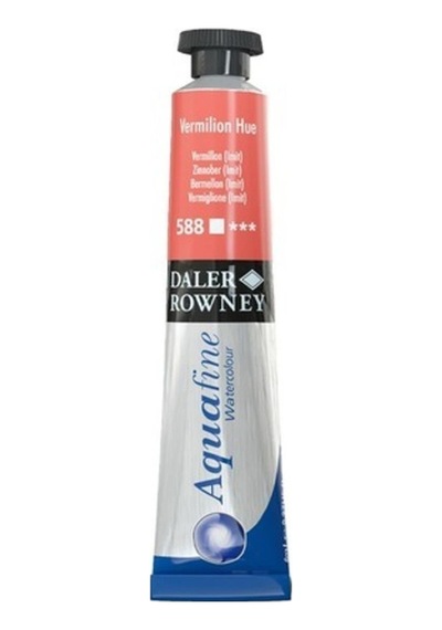 Daler Rowney Aquafine Tüp Sulu Boya 8Ml 588 Vermilion Hue