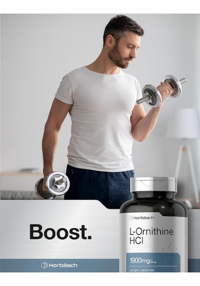 Horbäach L Ornithine Hcl 1900mg 120 Quick Release Capsul.ma...