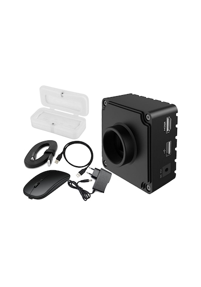 ECE Opto-Edu HDMI Ve USB Mikroskop Kamerası Sony IMX226 12MP 4K