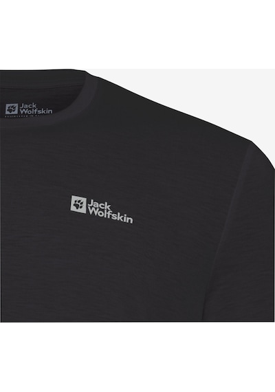 Jack Wolfskin A60291-6000 Vonnan Ls T M Erkek Outdoor Tişört Renkli