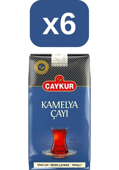 Çaykur Kamelya Siyah Dökme Çay 6 x 1 KG