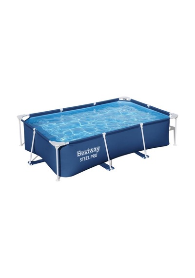 Bestway 56403 Steel Pro Dikdörtgen Yerüstü Prefabrik Havuz 2,59 M X 1,70 M X 61 Cm