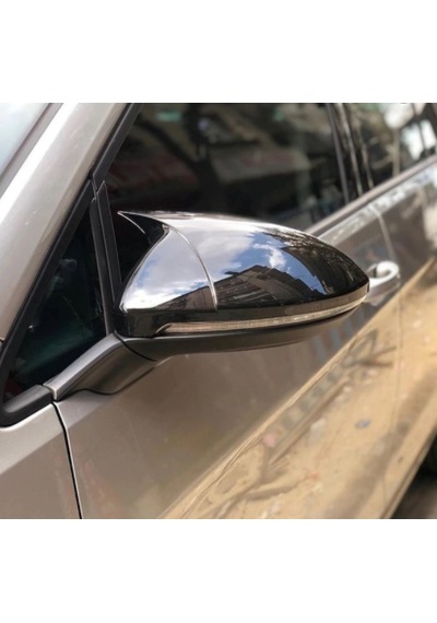 Vw Golf 7 7.5 Batman Yarasa Ayna Kapağı Piano Black Abs Plastik